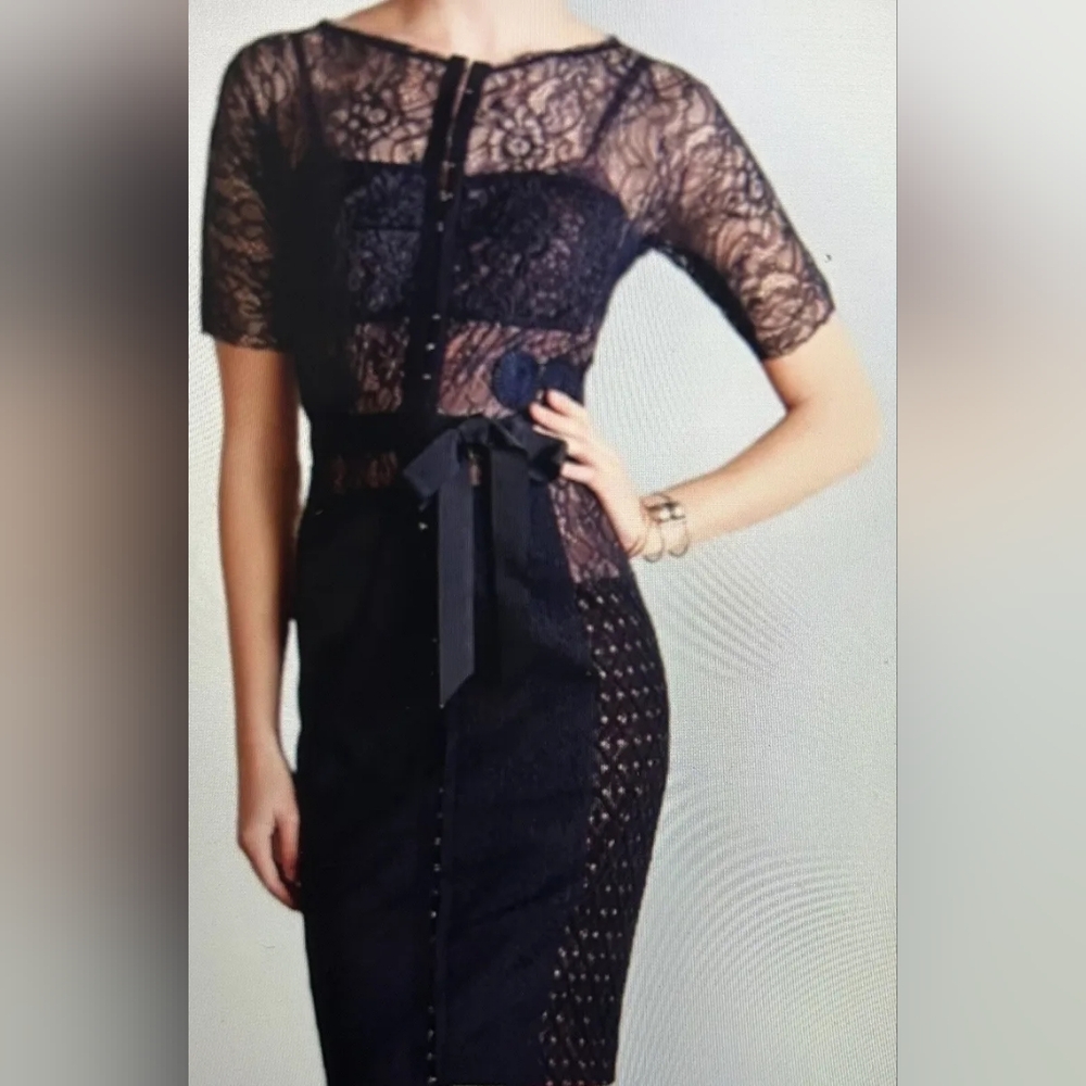 Bryon Lars lacey crochet dress